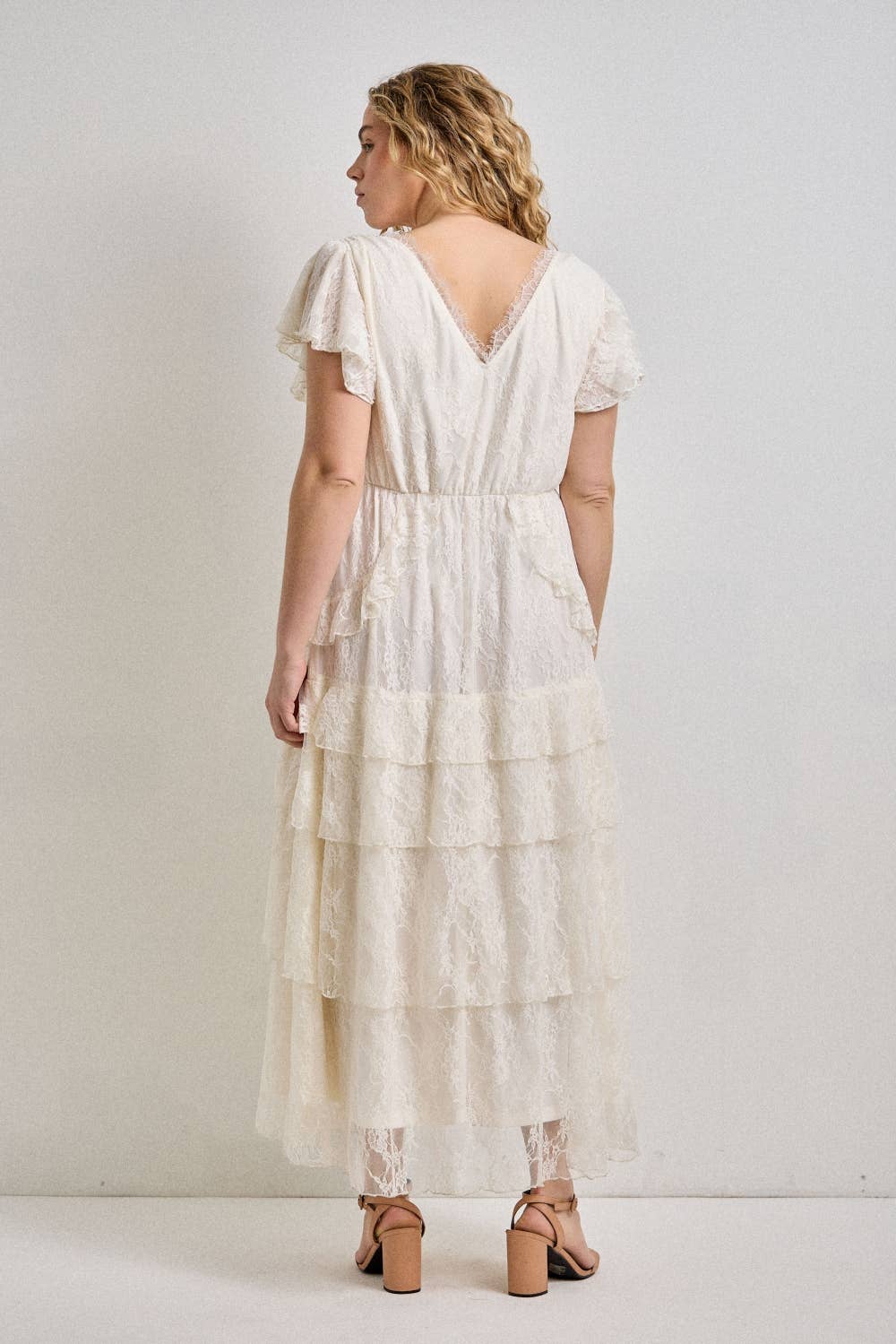 Peony Lace Layered Dress