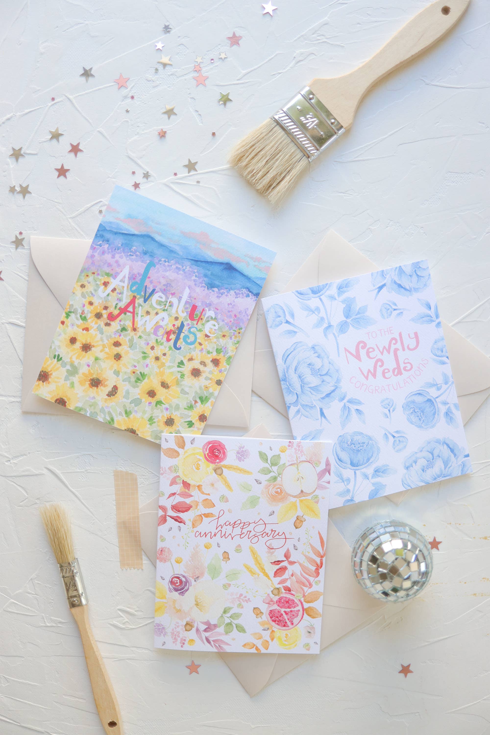 Congratulations to the newlyweds card